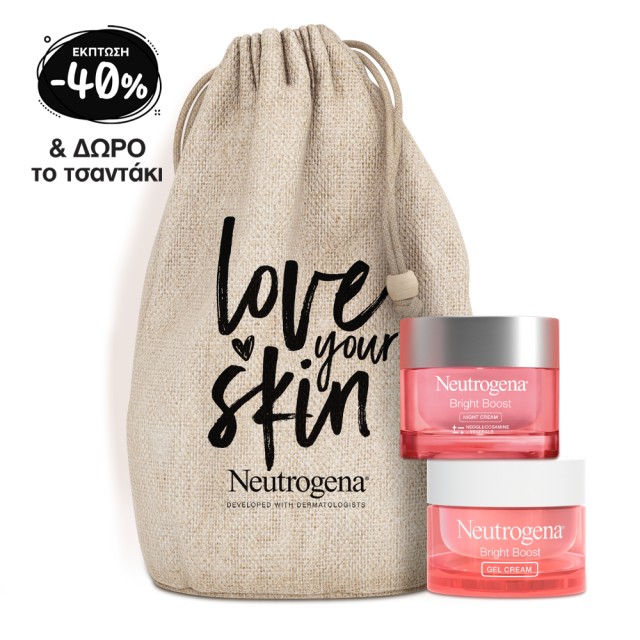 Neutrogena Set Bright Boost Day Cream Gel 50ml & Night Cream 50ml