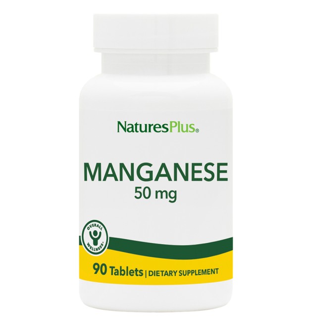 Natures Plus MANGANESE 50MG, 90TABS