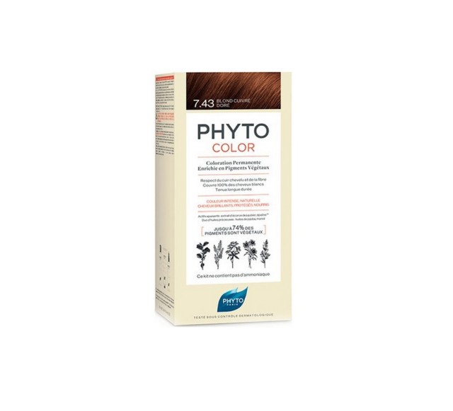 Phyto Phytocolor 7.43 Ξανθό Χρυσοχάλκινο