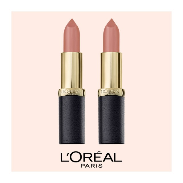 LOreal Paris Set Color Riche Matte Lipstick 633 Moka Chic Duo Pack