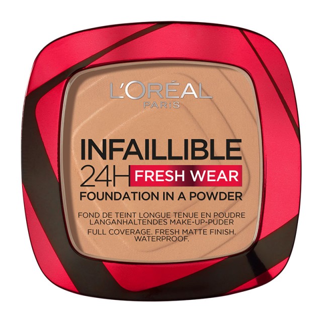 Loreal Paris Infaillible 24H Fresh Wear μεικαπ σε μορφή πούδρας 260 Golden Sun 9gr