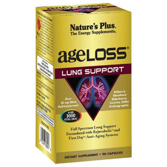 Natures Plus AgeLoss Lung Support 90caps