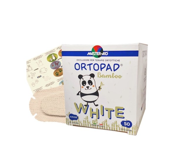 Master Aid ORTOPAD 50 Junior.  (6,7x5cm)  Μέχρι 2 έτων. (Λευκό)