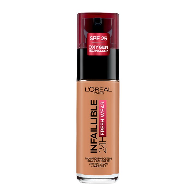 Loreal Paris ΙΝFAILLIBLE 24H ΥΓΡΟ ΜΕΙΚΑΠ ΓΙΑ ΠΛΗΡΗ ΚΑΛΥΨΗ 320 TOFFEE 30ml