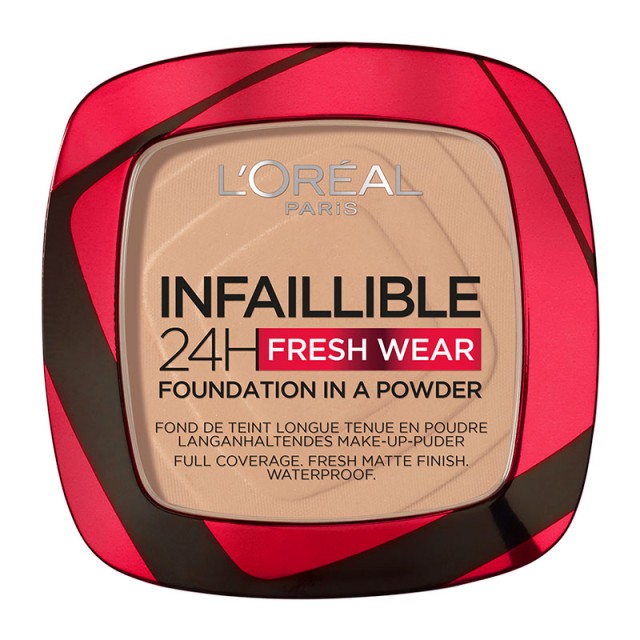Loreal Paris Infaillible 24H Fresh Wear μεικαπ σε μορφή πούδρας 120 Vanilla 9gr