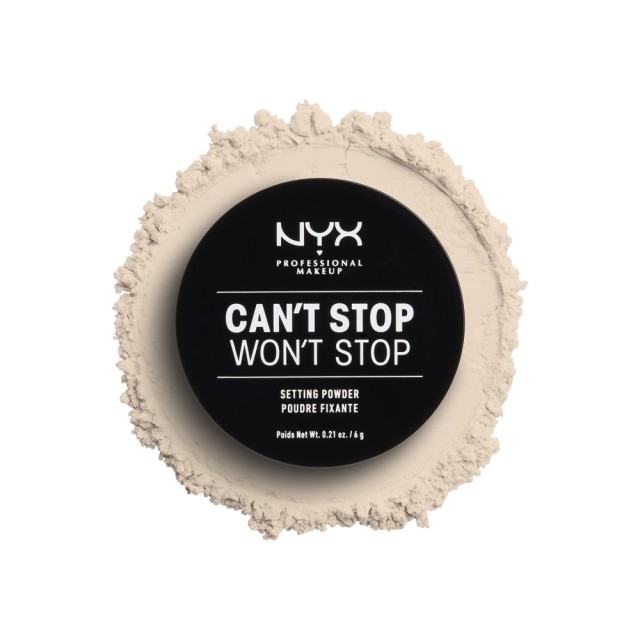 NYX PM Cant Stop Wont Stop Πούδρα Σταθεροποίησης 1 LIGHT 6g
