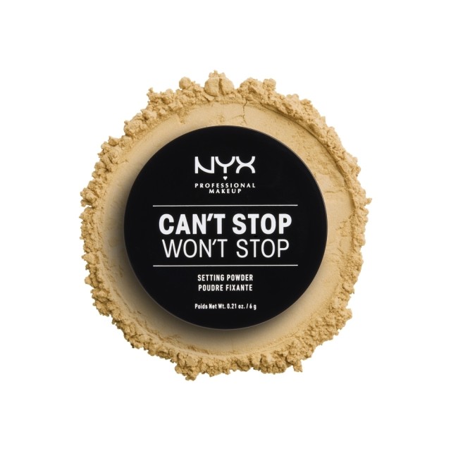 NYX PM Cant Stop Wont Stop Πούδρα Σταθεροποίησης 6 BANANA 6g
