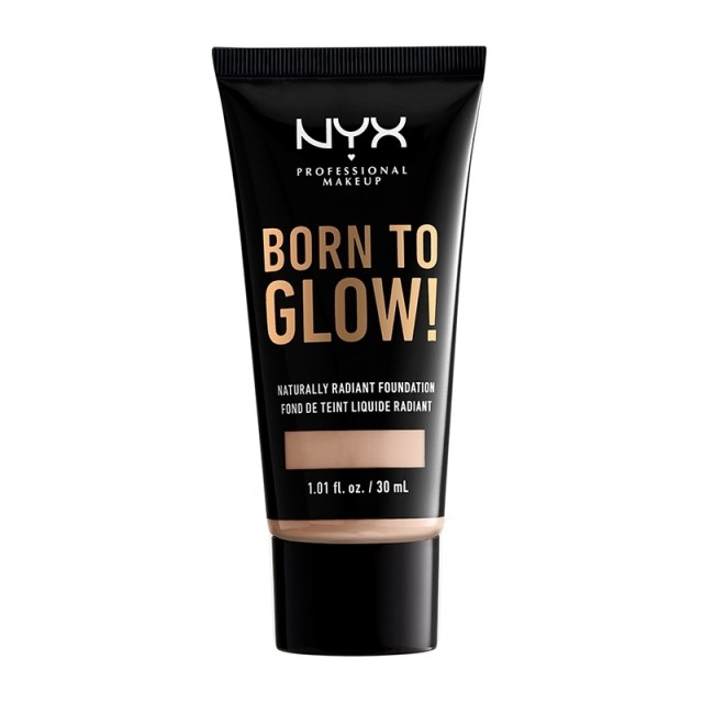 NYX PM Born To Glow! Naturally Radiant Foundation 3 Porcelain	 ml