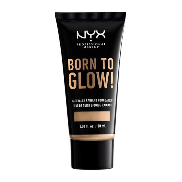 NYX PM Born To Glow! Naturally Radiant Foundation	 6,3 Warm Vanilla ml
