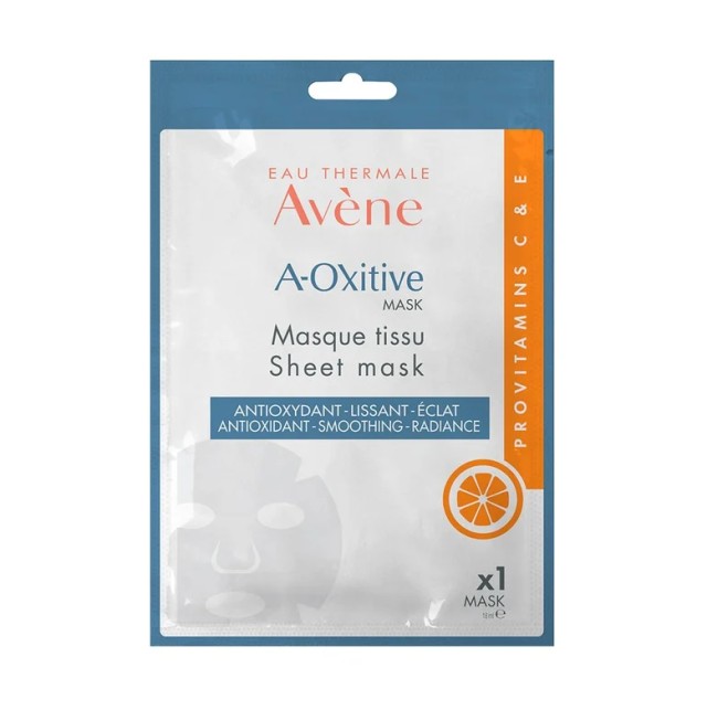Avene A-Oxitive Υφασμάτινη Μάσκα Με Αντιοξειδωτική Δράση Για Λείανση & Λάμψη 18ml