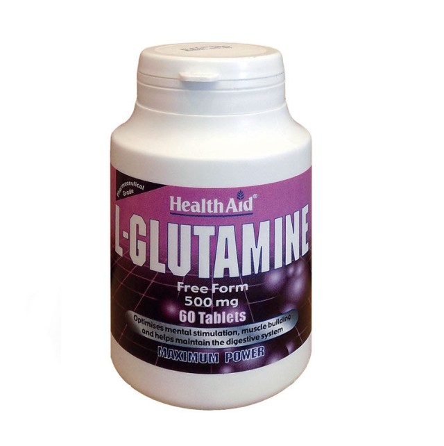 HEALTH AID L-GLUTAMINE 500mg 60s