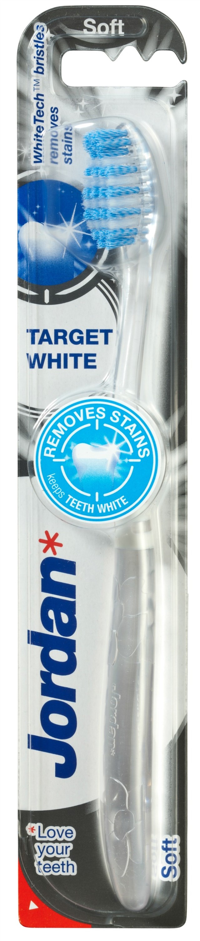 JORDAN Target White Οδοντόβουρτσα Soft 1τμχ.