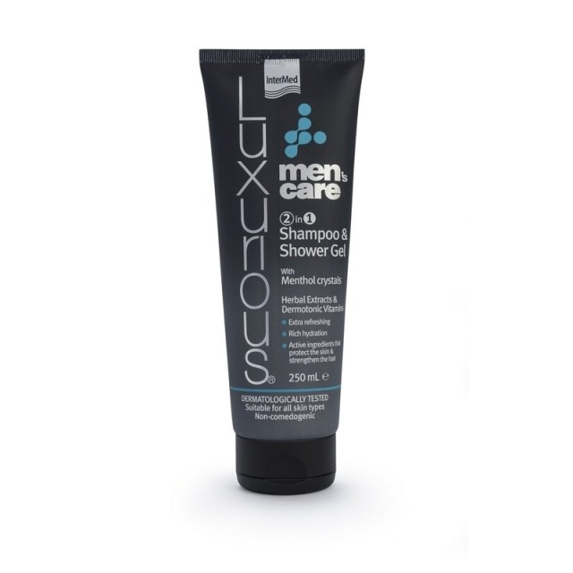 Intermed Luxurious Mens Care 2 in 1 Shampoo & Shower Gel 250ml