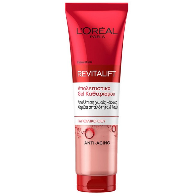 Loreal Paris Revitalift Glycolic Acid Gel Απολεπιστικό Gel Καθαρισμού 150ml