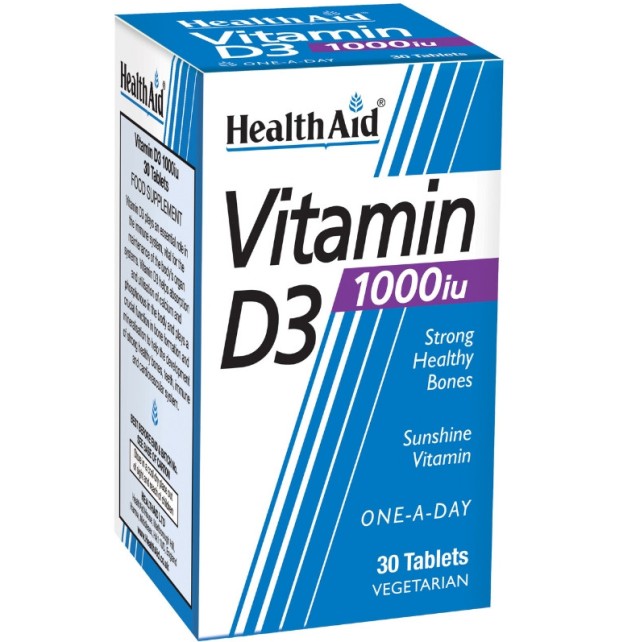 HEALTH AID VITAMIN D3 1000i.u. 30s