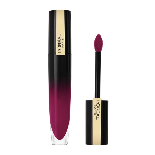 LOreal Paris Gloss Rouge Brilliant Signature 313 Be Rebellious Liquid Lip Gloss 6,7ml