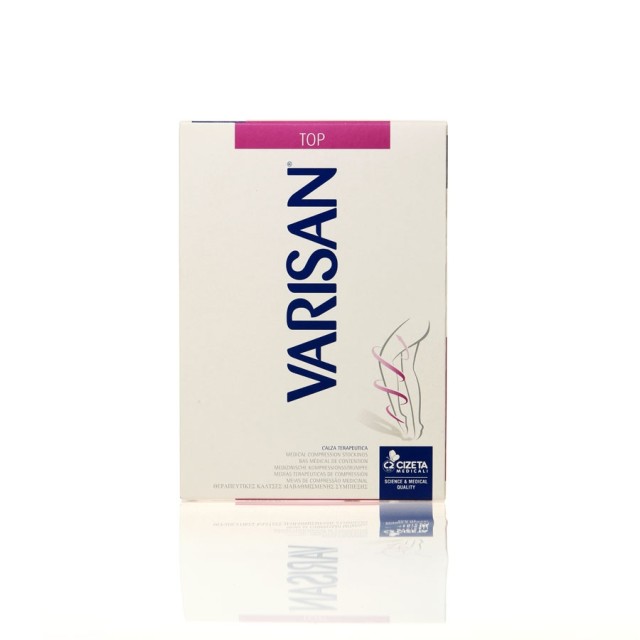 Varisan Top Θεραπευτικές Κάλτσες Ριζομηρίου Σιλικόνης Ccl 2 Ανοικτά Δάκτυλα Normal Μπεζ Ζεύγος No1.