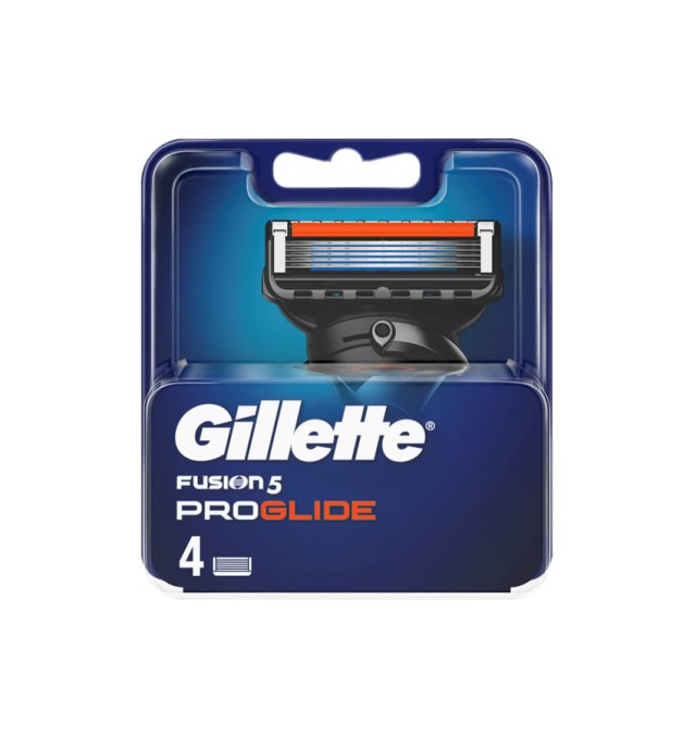 Gillette Fusion 5 Proglide Ανταλλακτικά Ξυραφάκια 4τμχ