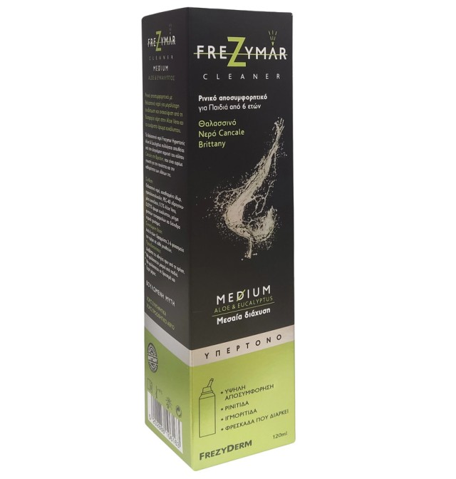 Frezyderm Frezymar Cleaner Hypertonic Medium Diffusion Spray Aloe & Eucalyptus 120ml