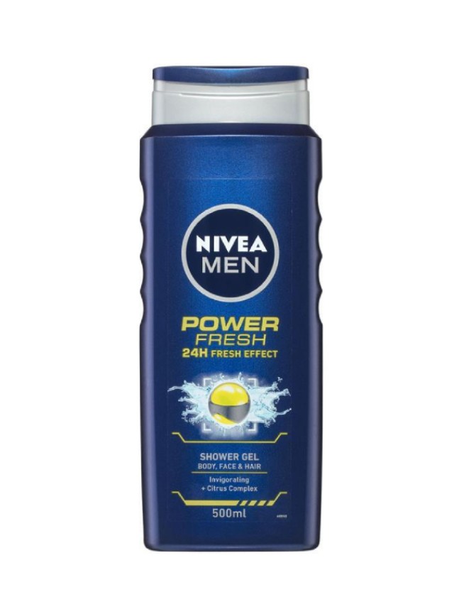 NIVEA MEN  Ντους Gel Power Fresh  500ml