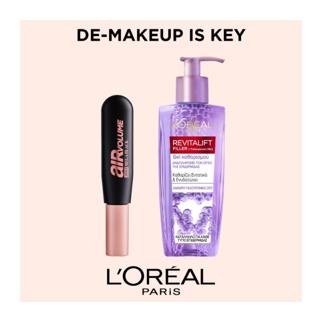 LOreal Paris Set Revitalift Filler Νερό Micellaire 200ml + Air Volume 30h Mega Black Μάσκαρα 9,4ml