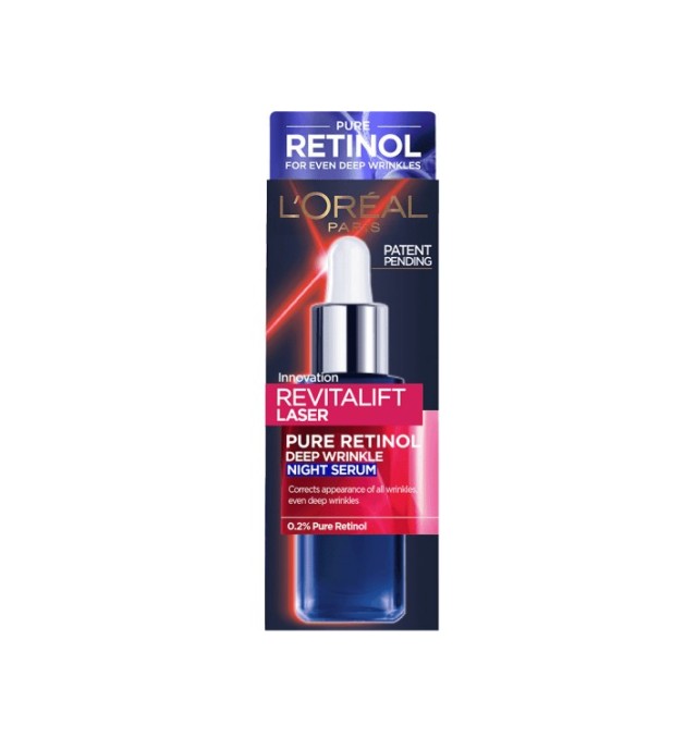 LOreal Revitalift Laser Pure Retinol Deep Anti-Wrinkle Night Serum 30ml