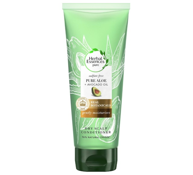 Herbal Essences Pure Aloe + Avocado Oil Dry Scalp Conditioner 180ml