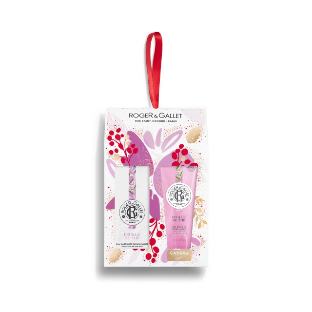 Roger&Gallet Set Feuille de The Eau Parfumee Bienfaisante 30ml + Δώρο Feuille de The Gels Douche Bienfaisant 50ml